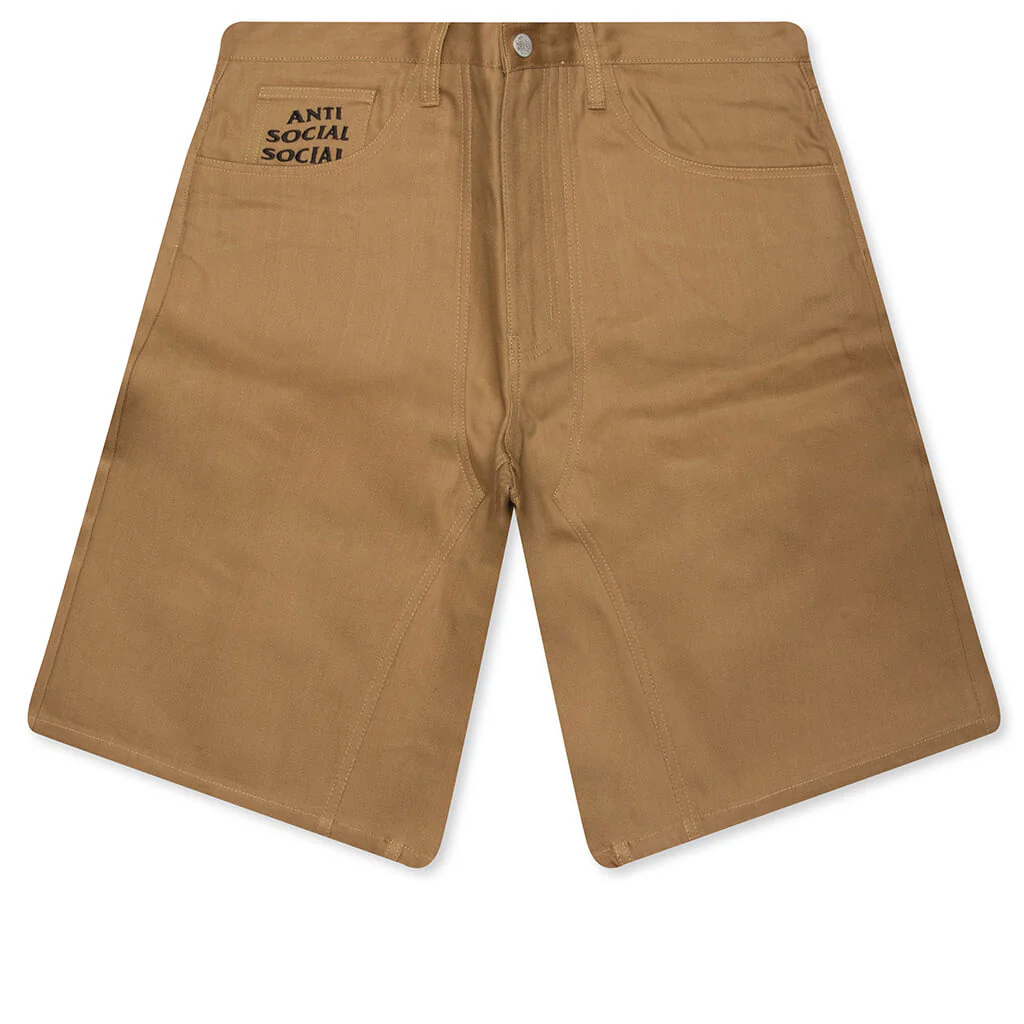 Chainstitch Carpenter Shorts - Tan