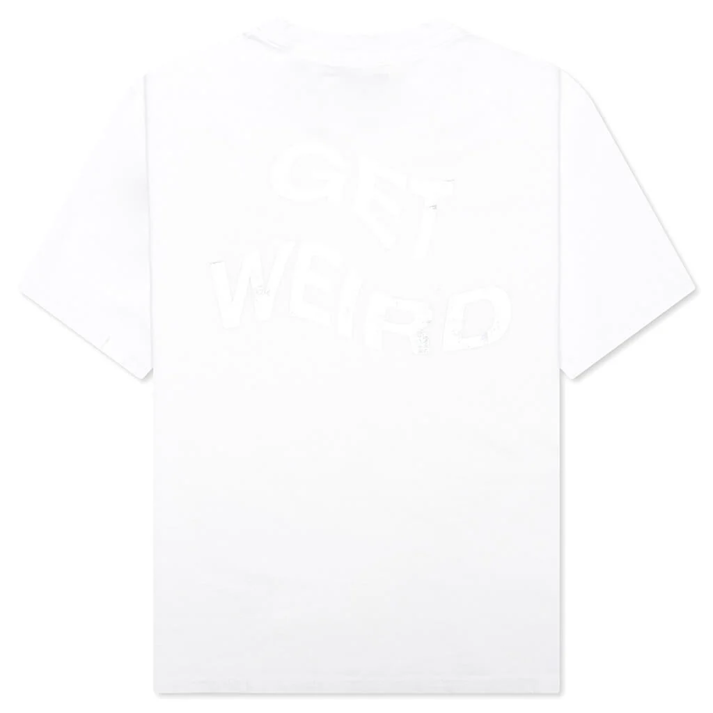 Get Weird Hologram Tee - White - Image 2