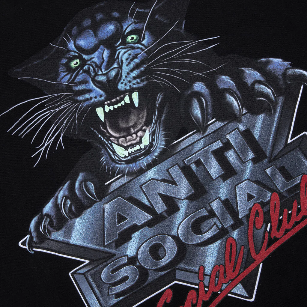 Snow Cat Tee - Black - Image 4