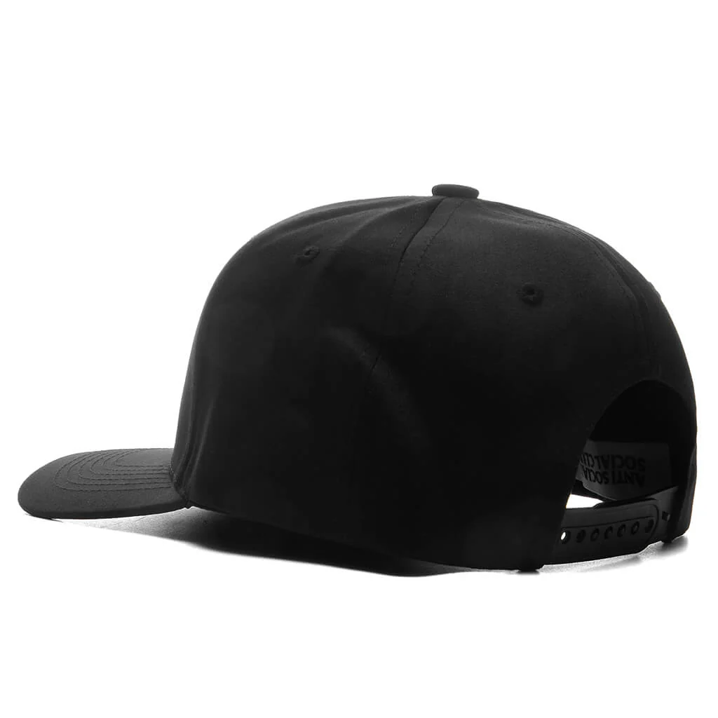 Tonal Embroidered Cap - Black - Image 3