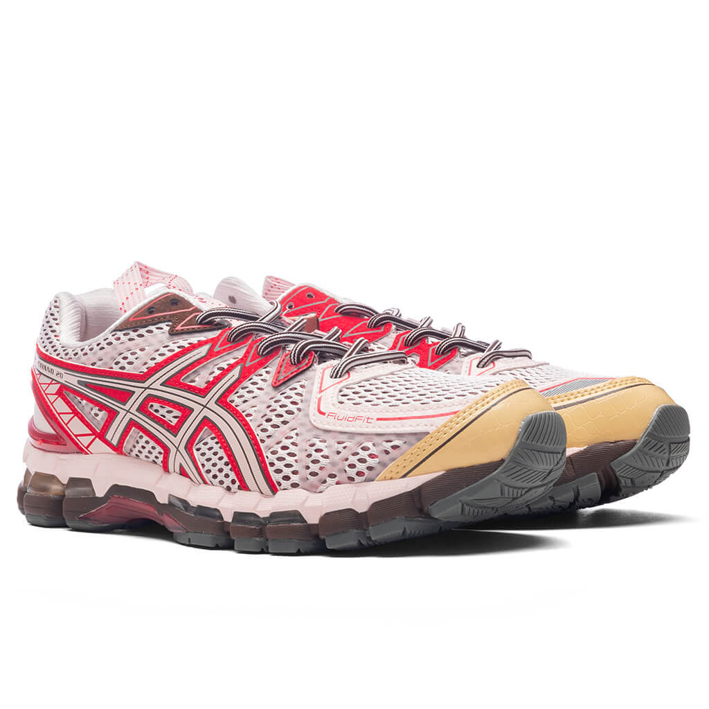 UB9-S Gel-Kayano 20 - Crystal Pink/Classic Red - Image 2