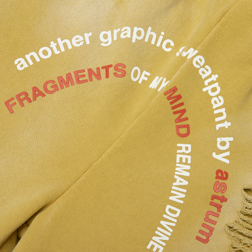 TFU Sweatpant - Yellow - Image 4
