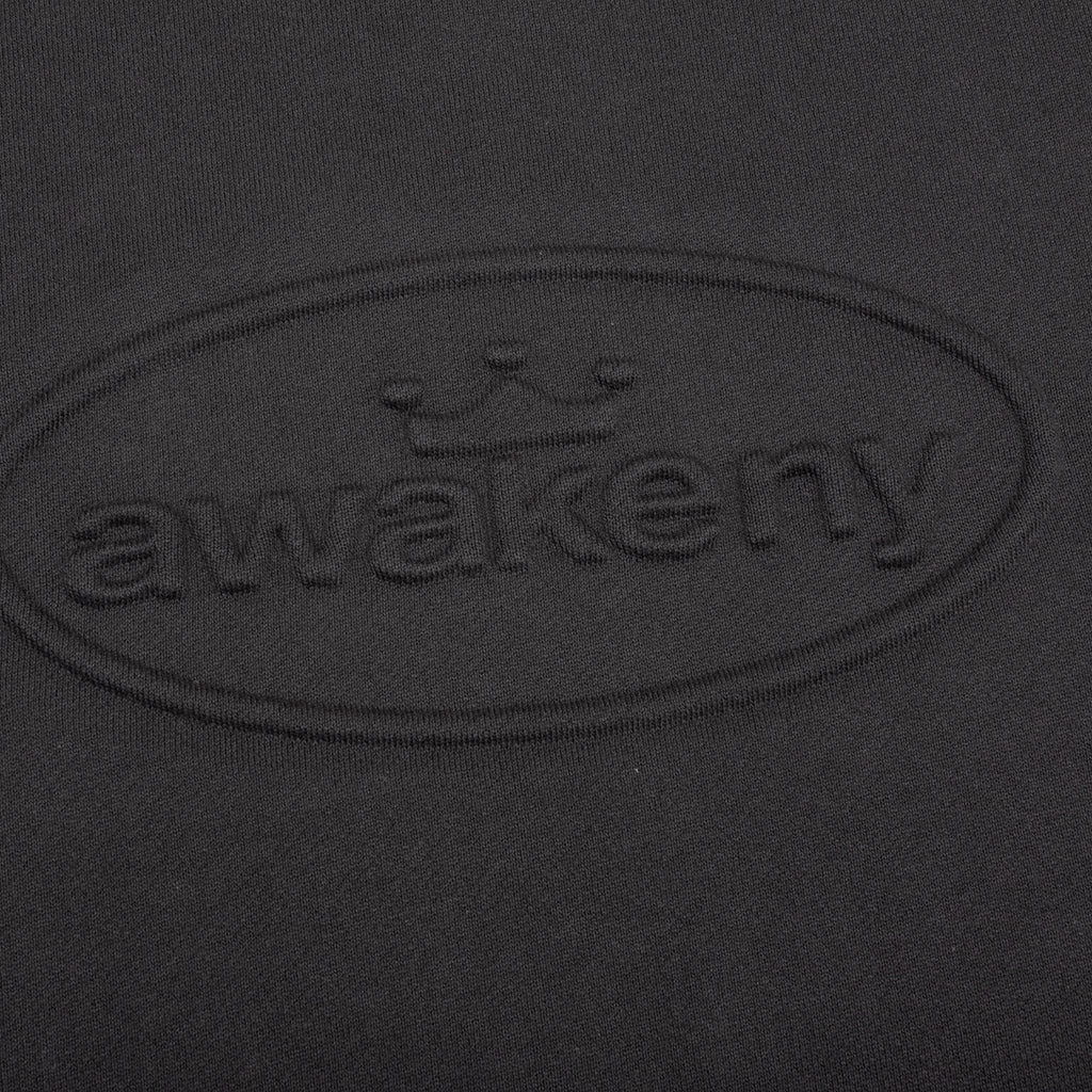 Debossed Crewneck - Black - Image 3
