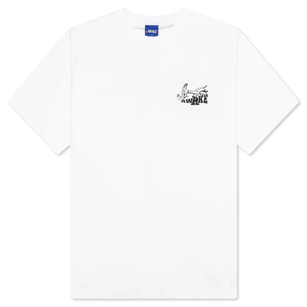 Hammer S/S Tee - White