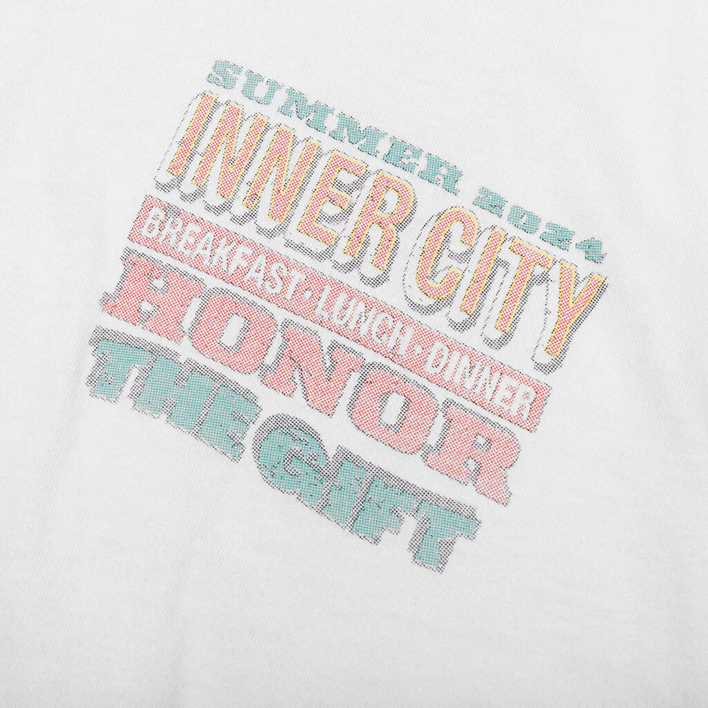 B-Summer HTG Burger Short Sleeve Tee - White - Image 5