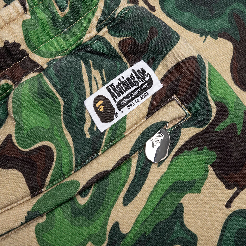 Bape Art Camo Sweat Shorts - Green - Image 5