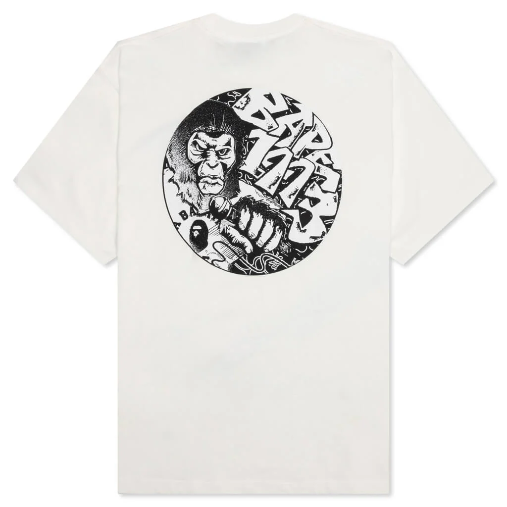 Bape Comics Graphic Tee - Ivory - Image 2