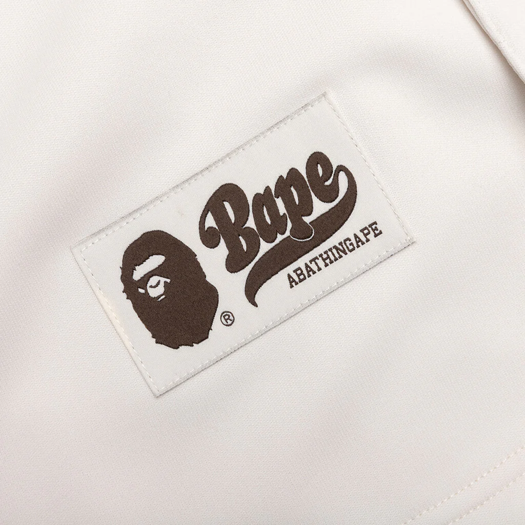 Baseball Jersey S/S Shirt - Ivory - Image 5