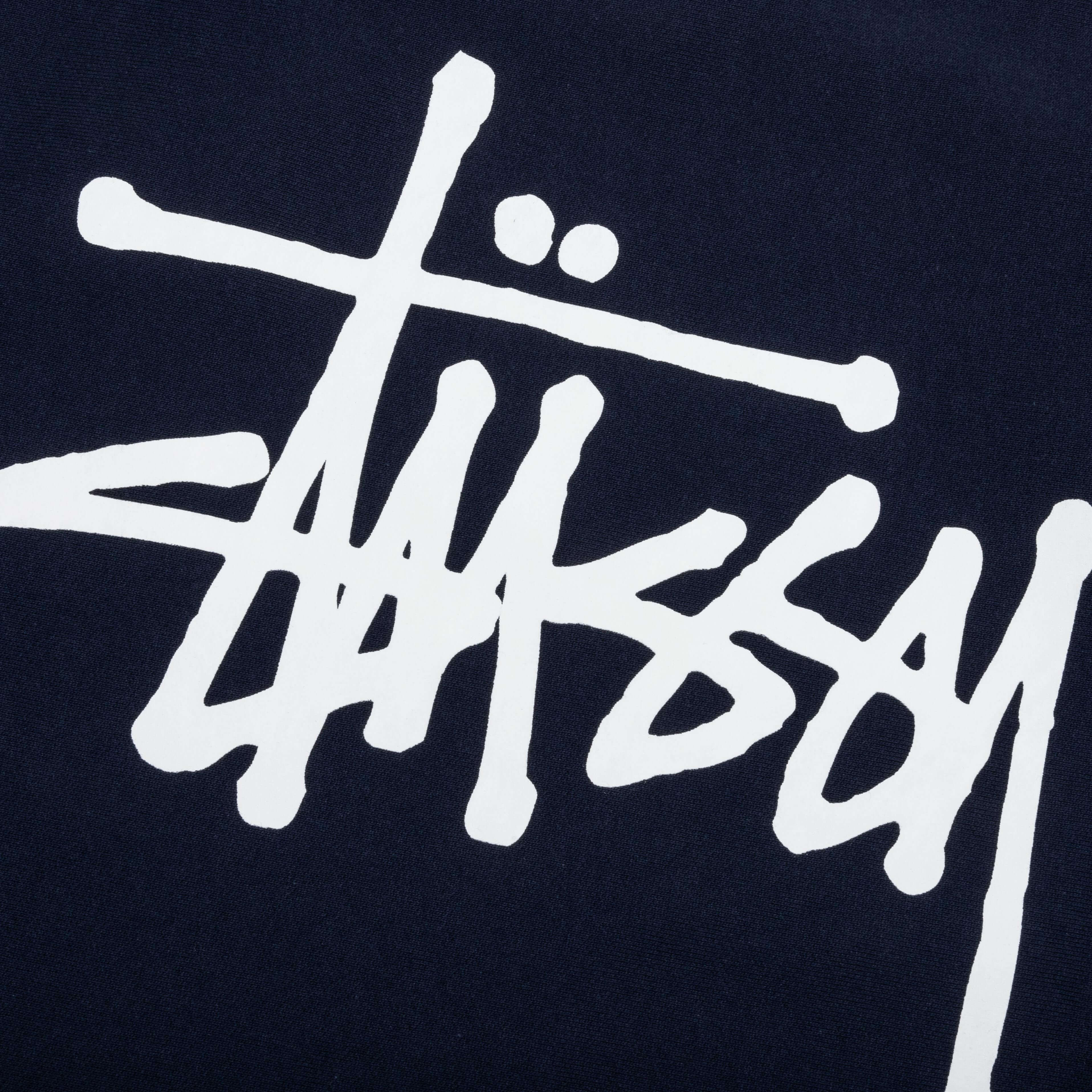 Basic Stussy Crew - Navy - Image 4