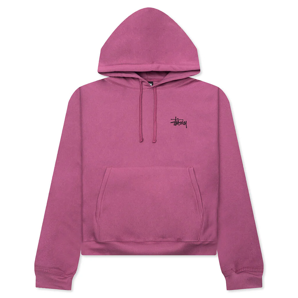 Basic Stussy Hoodie - Berry