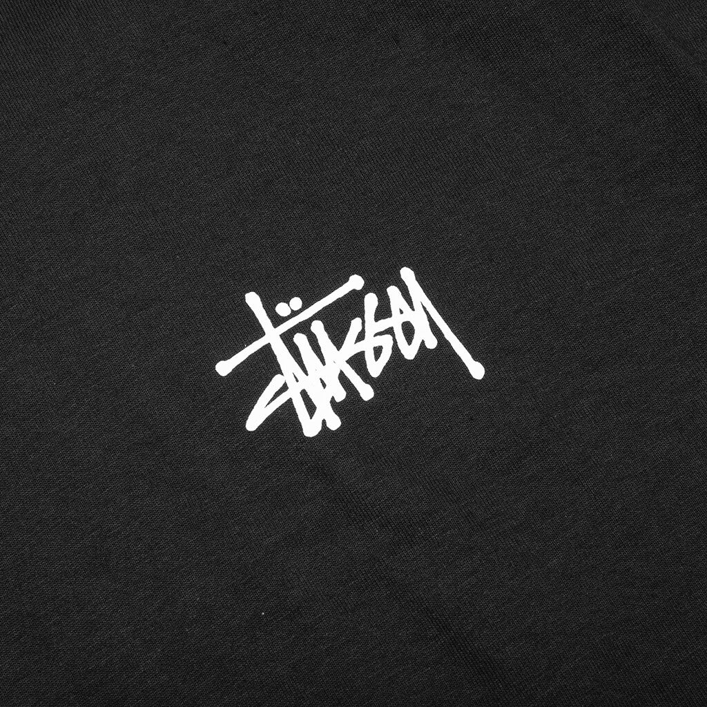 Basic Stussy L/S Tee - Black - Image 3