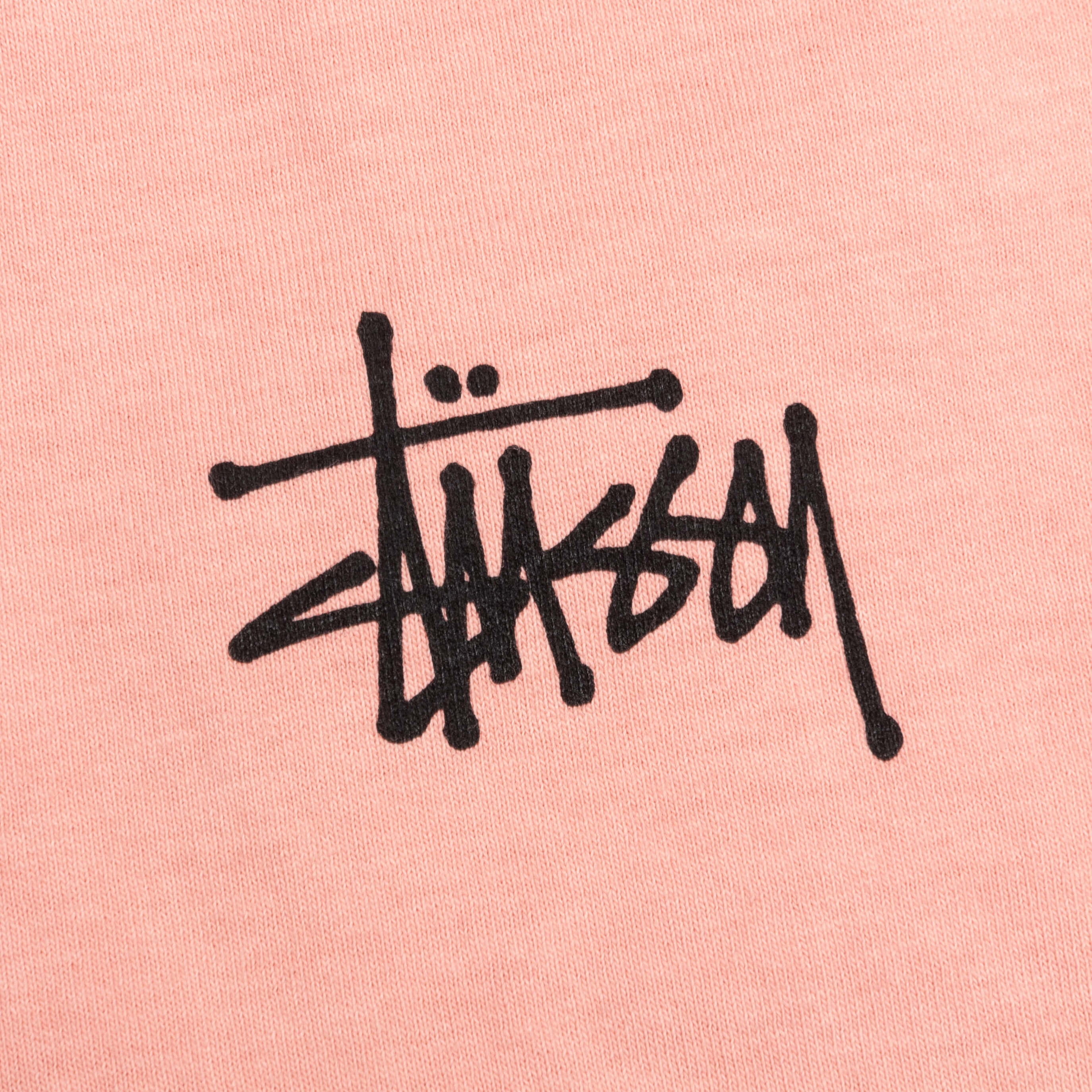 Basic Stussy Pig. Dyed Tee - Coral - Image 3