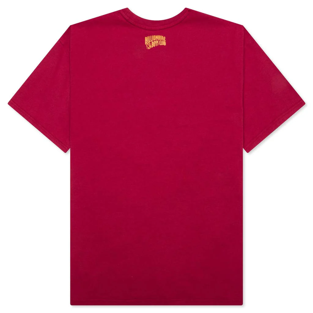 BB Astro Floral S/S Tee - Rumba Red - Image 2