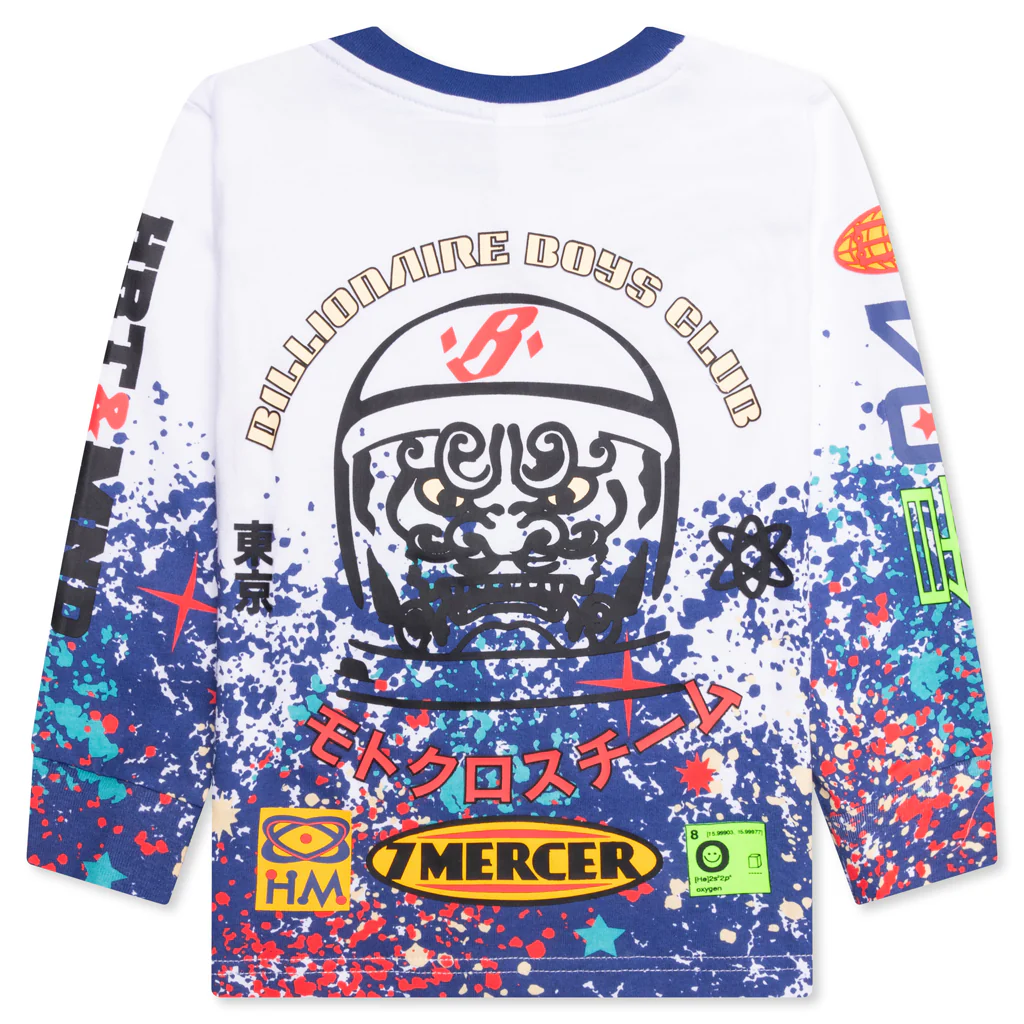 Kids BB Pegasus L/S Knit - White - Image 2