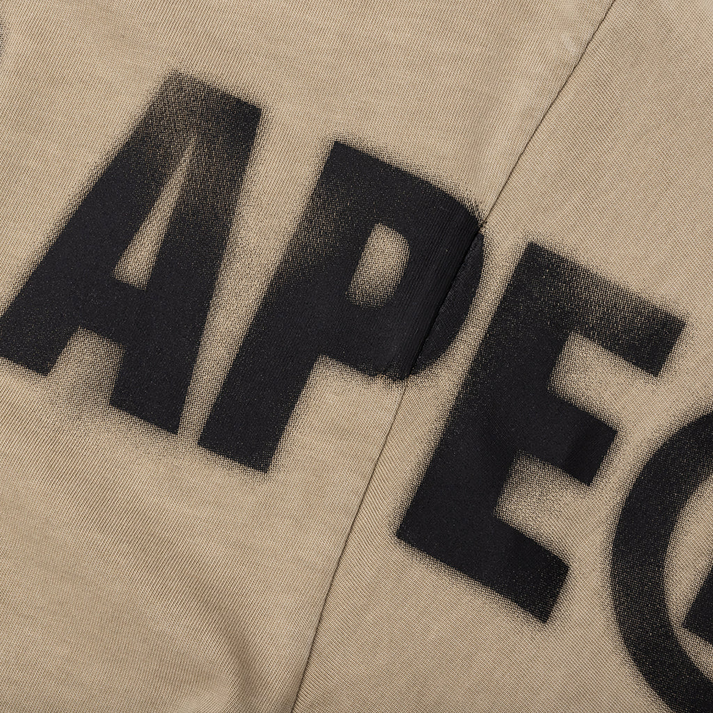 Spray Ape Head Tee - Beige - Image 4