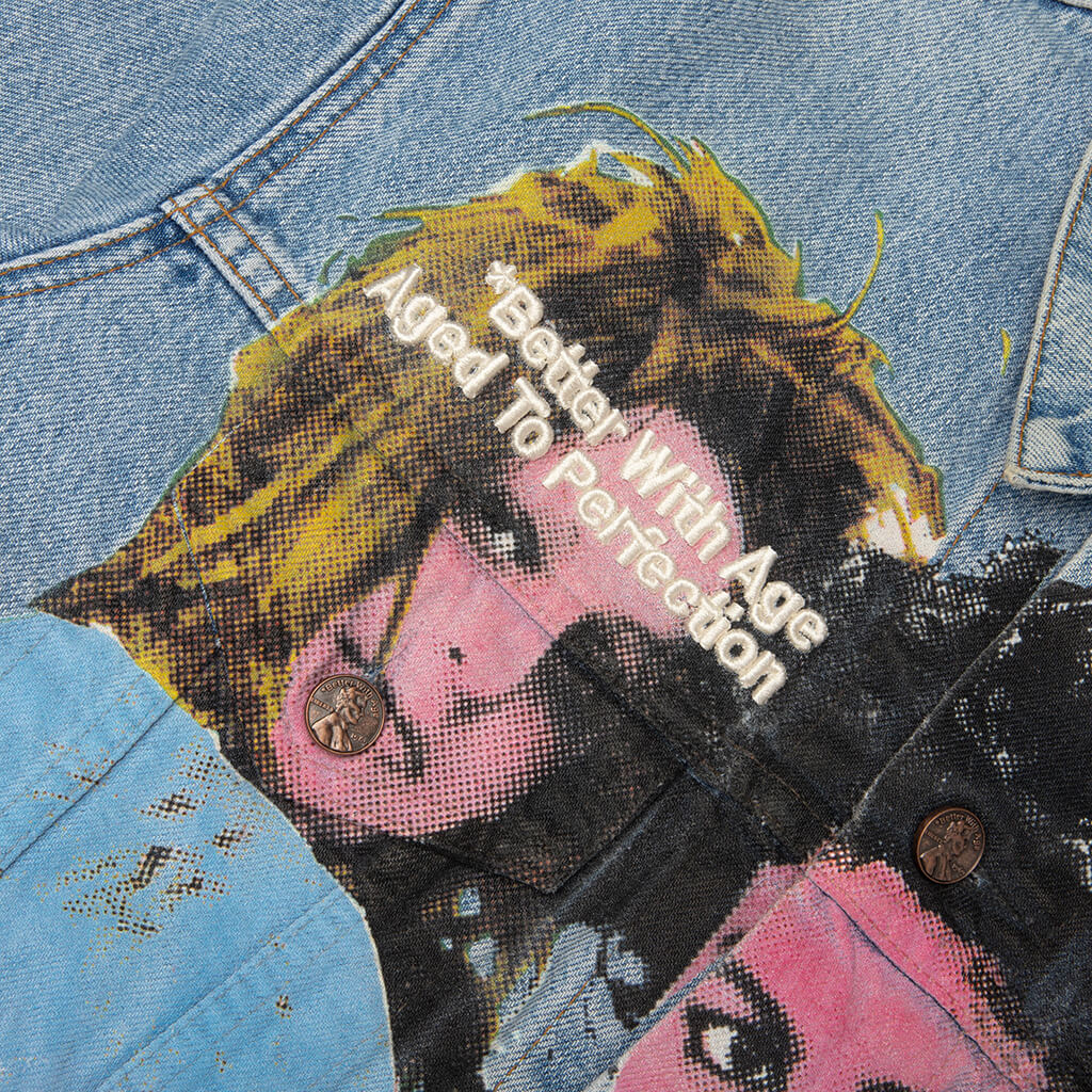 Blanche Denim Trucker Jacket - Indigo - Image 3