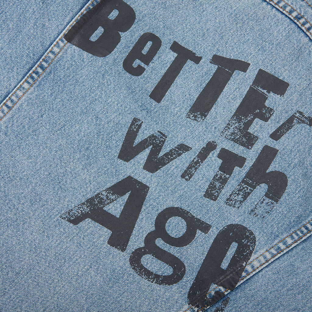 Blanche Denim Trucker Jacket - Indigo - Image 5