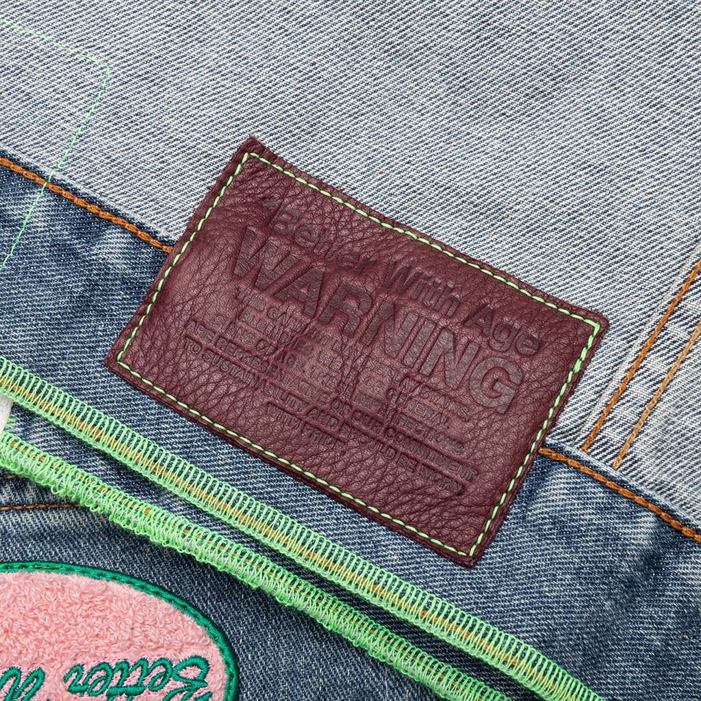 Escapade Reversible Denim Jacket - Blue - Image 3