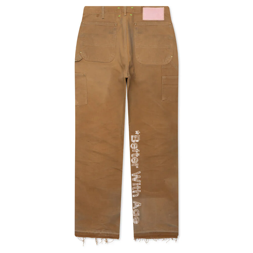 Forgot Hand Beaded Double Knee Trouser - Multi - Image 2
