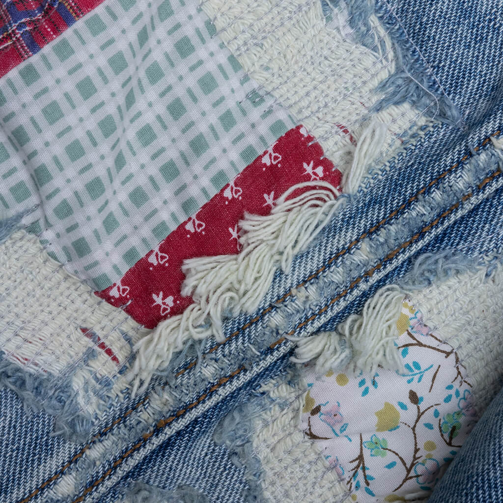 Repair Denim Jacket - Indigo - Image 4