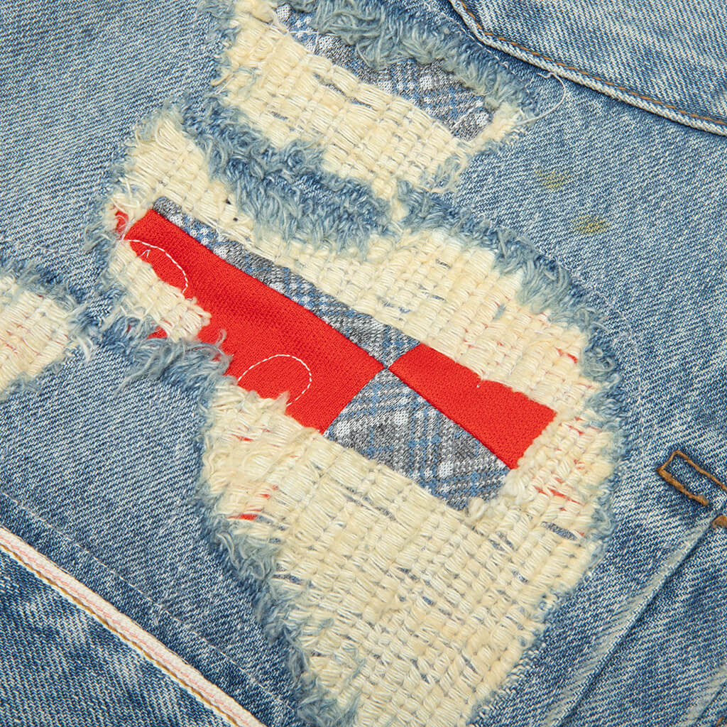 Repair Type 2 Denim Jacket - Indigo - Image 4
