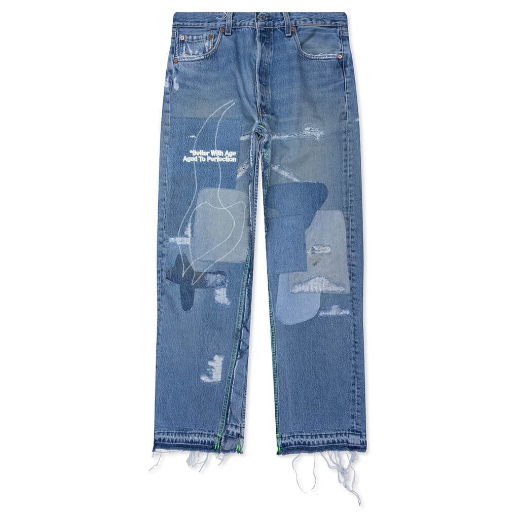 Sterling Repair Denim Trouser - Indigo