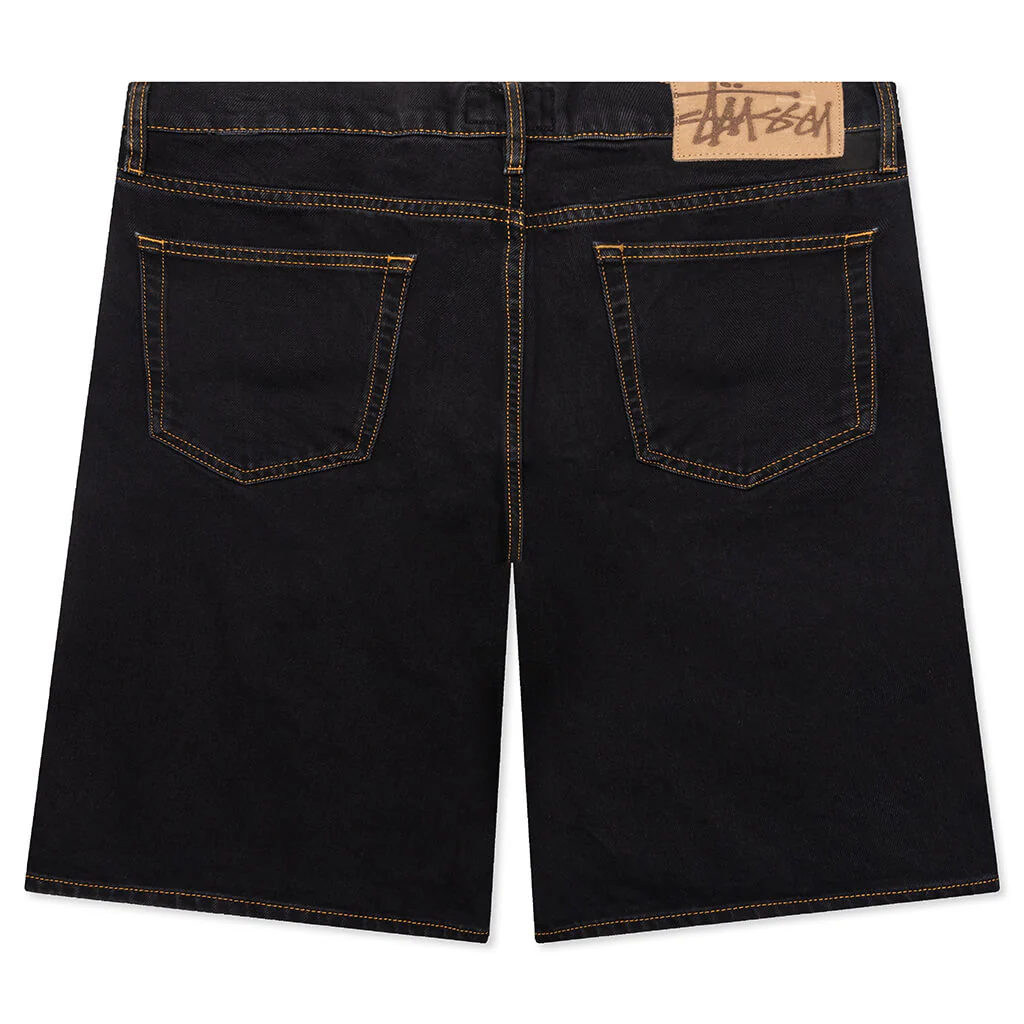 Big Ol Shorts Denim - Washed Black - Image 2
