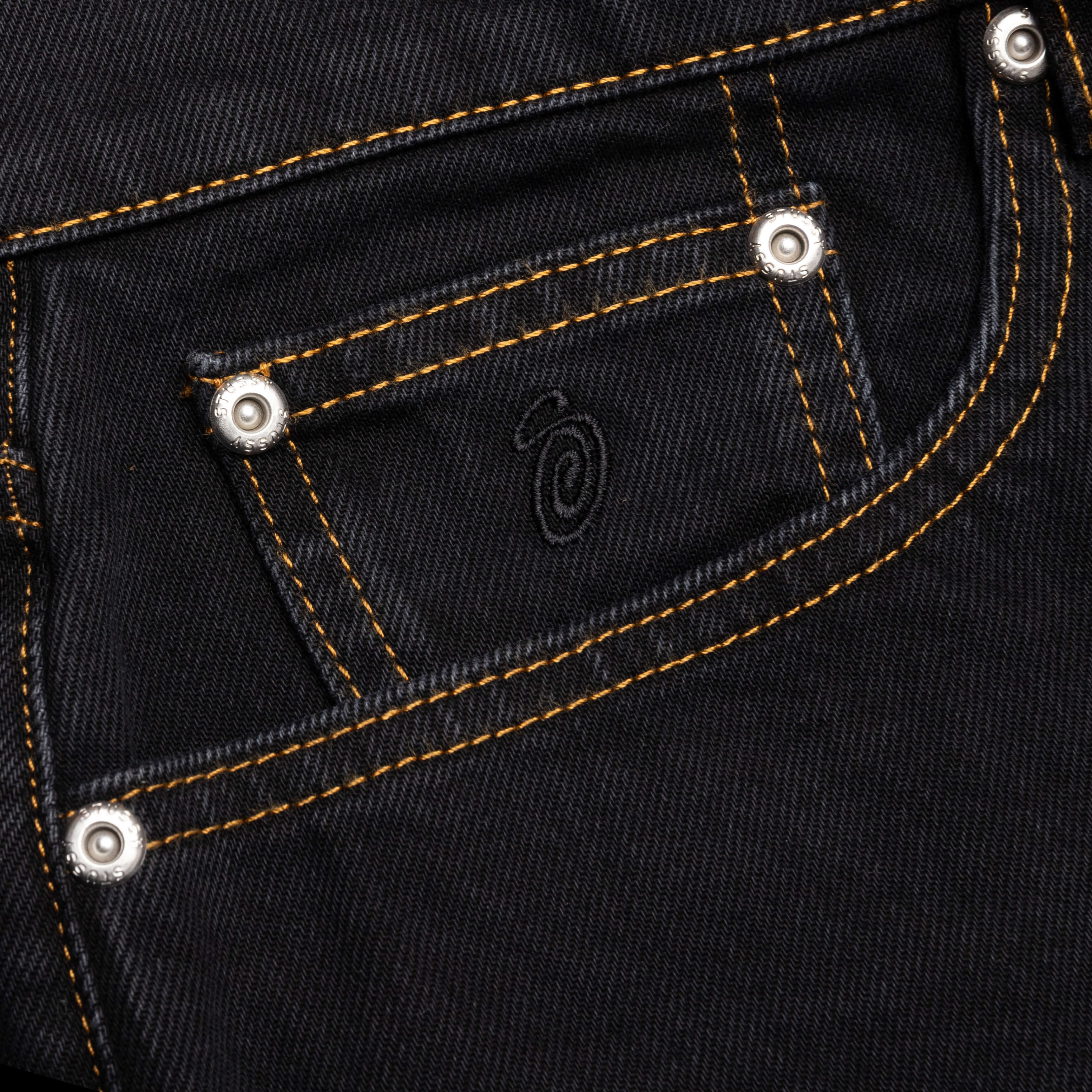 Big Ol Shorts Denim - Washed Black - Image 3
