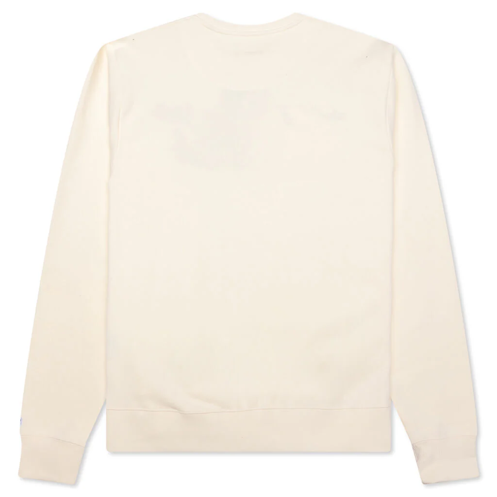 BB Signature Crewneck Sweatshirt - Winter White - Image 2