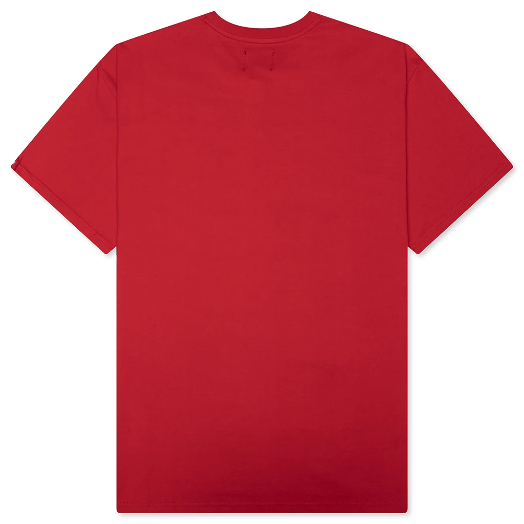 Small Curve S/S Tee - Red - Image 2