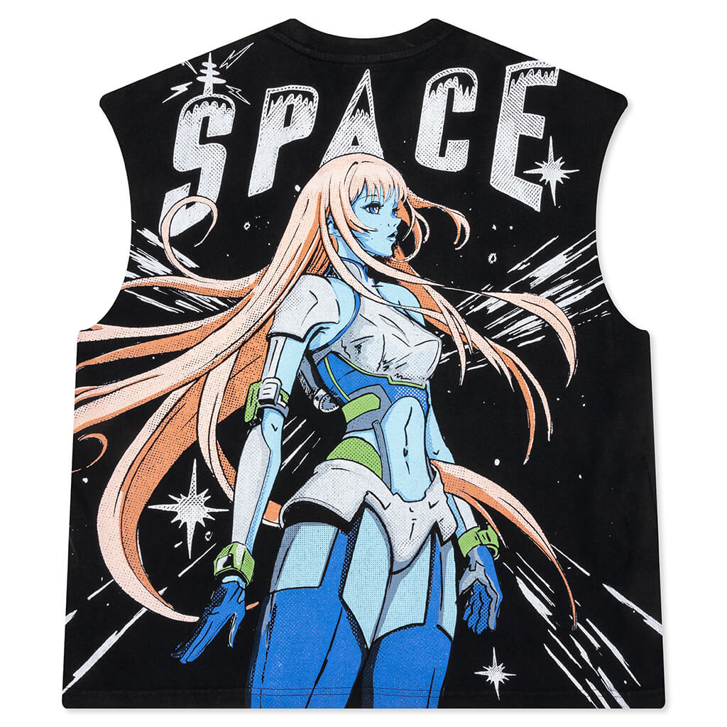 BB Space Sleeveless Knit - Black - Image 2