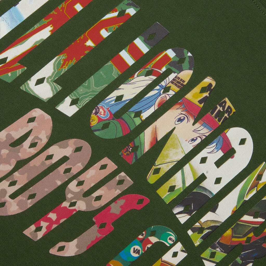 Curve Collage S/S Tee - Black Forest - Image 3