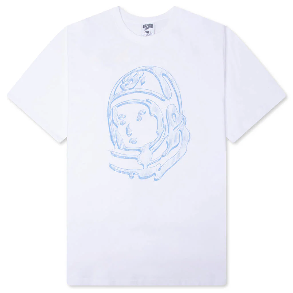 Helmet Sketch S/S Tee - White