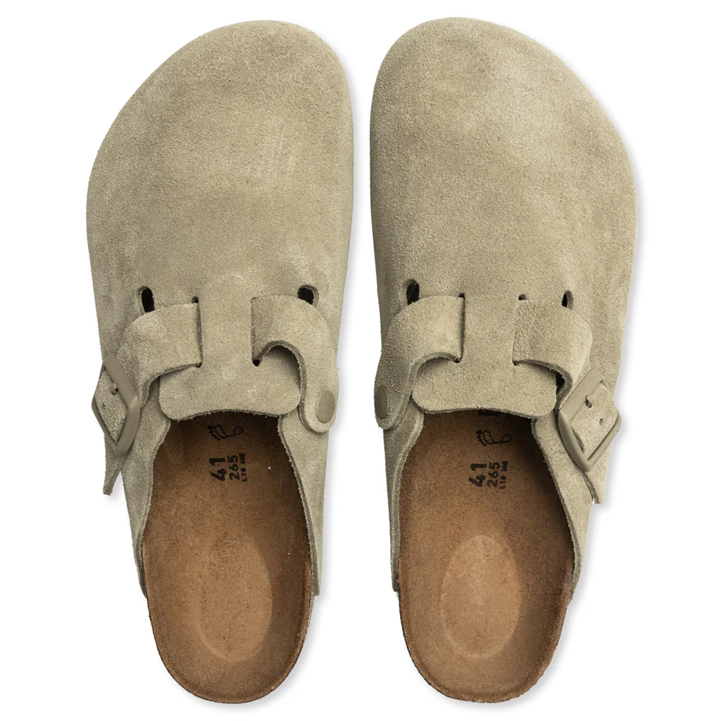 Boston Suede Leather - Faded Khaki - Image 4