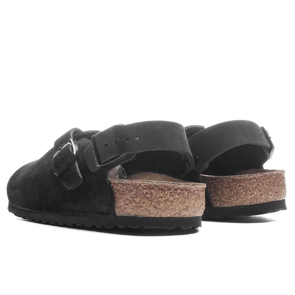 Narrow Tokio Suede Leather - Black - Image 3