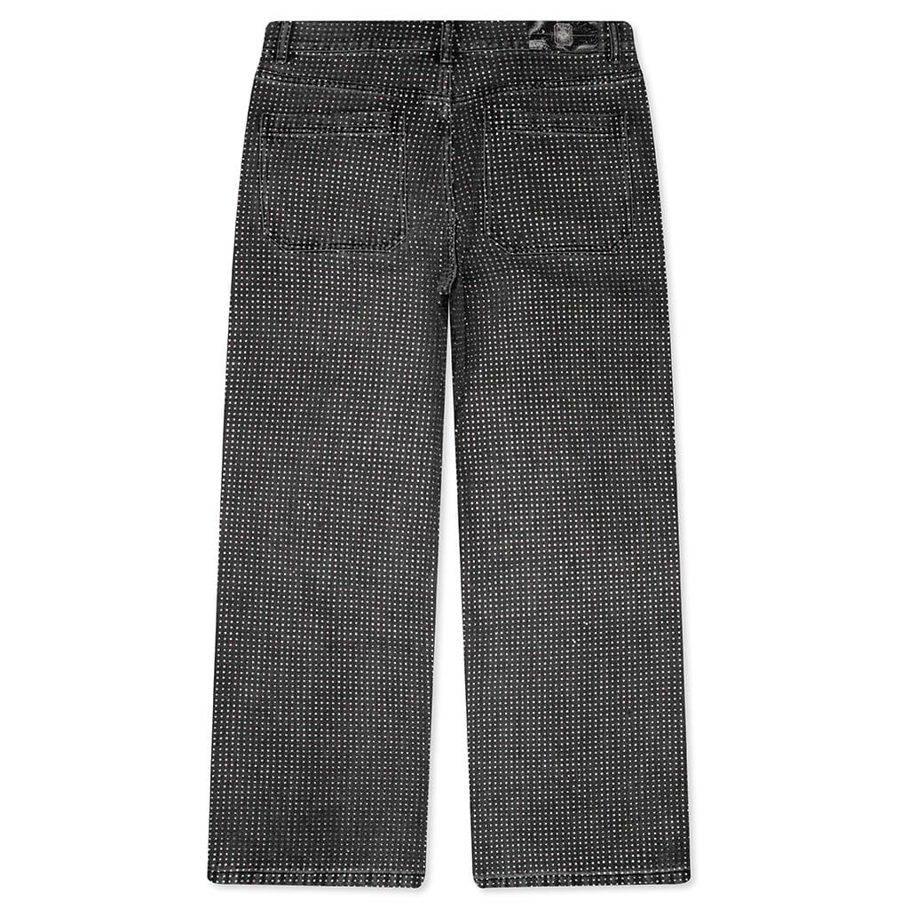 20K Diamond Stellar Denim Pants - Black - Image 2