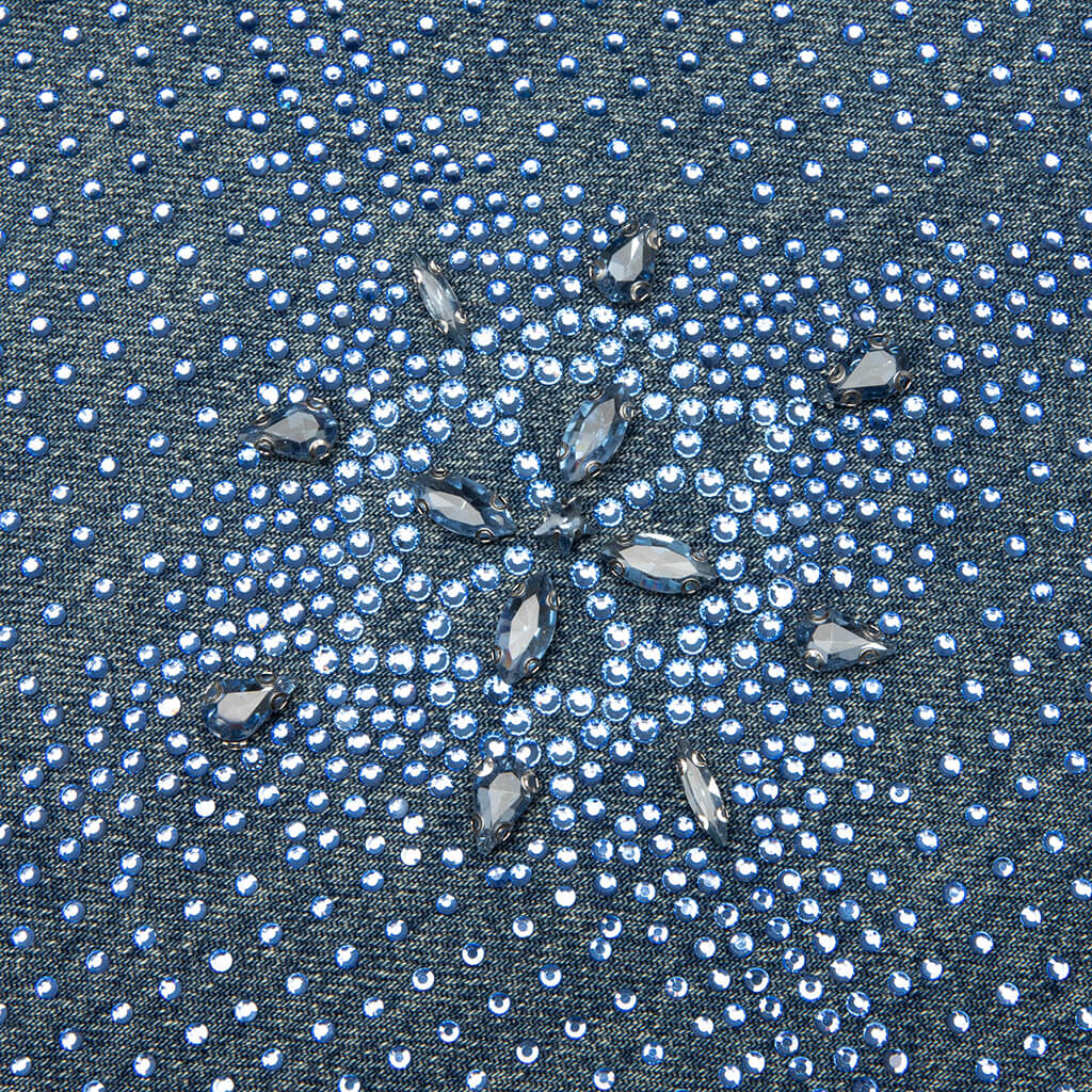 20K Diamond Stellar Denim Pants - Blue - Image 5