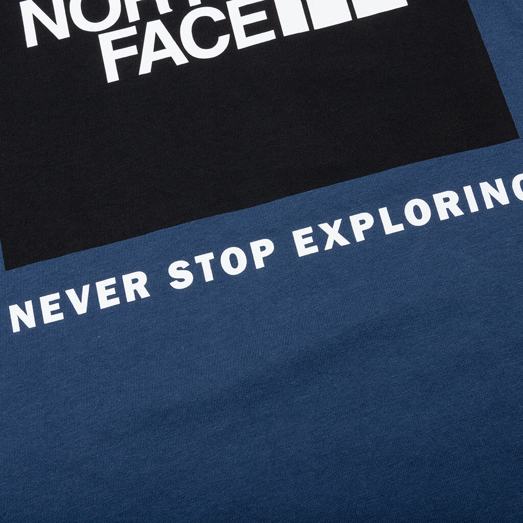 Box NSE S/S Tee - Shady Blue/Black - Image 4