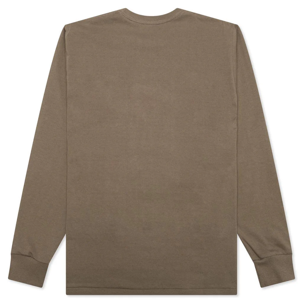 Liquid Camo College L/S Tee - Brown - Image 2
