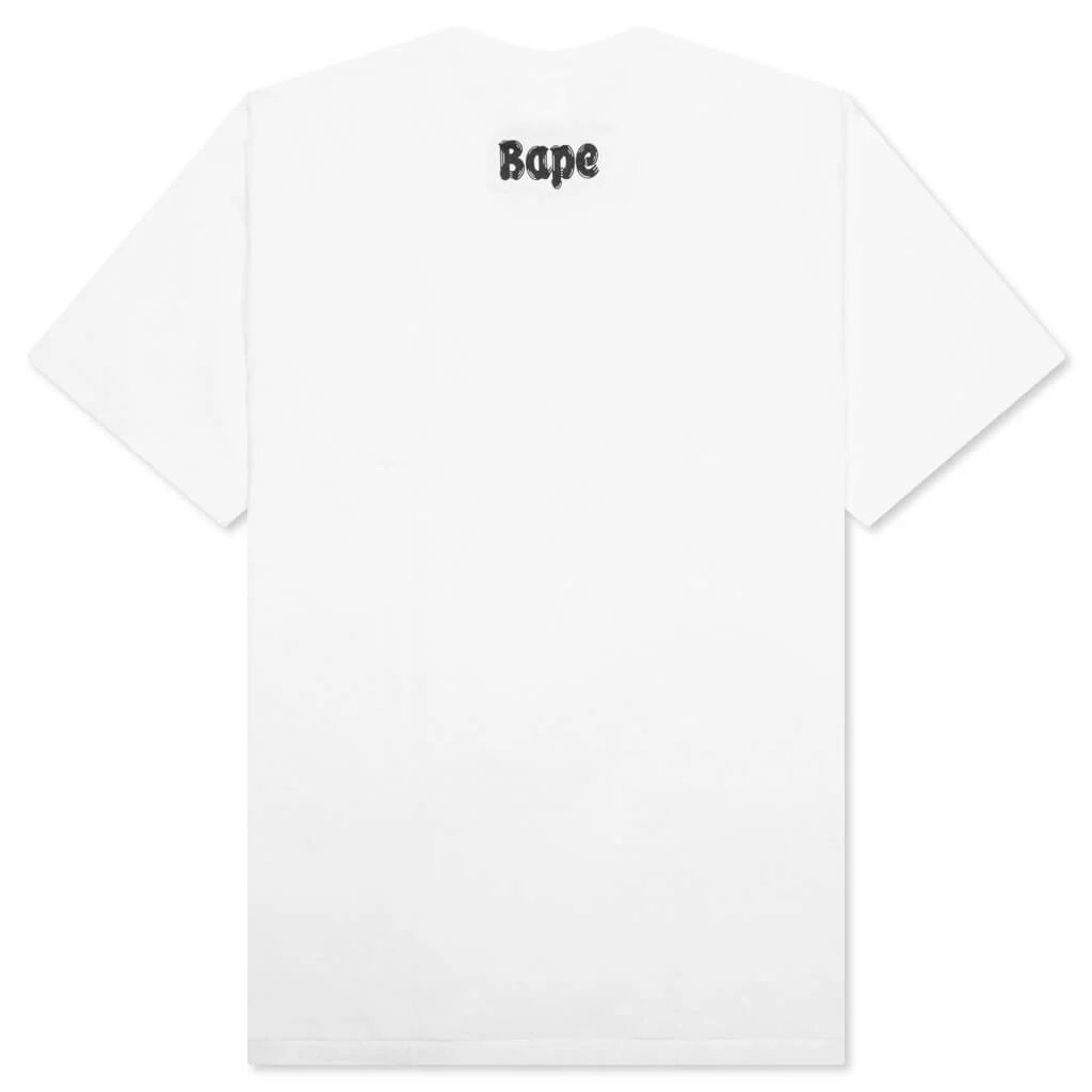 Brush College Tee - White - Image 2
