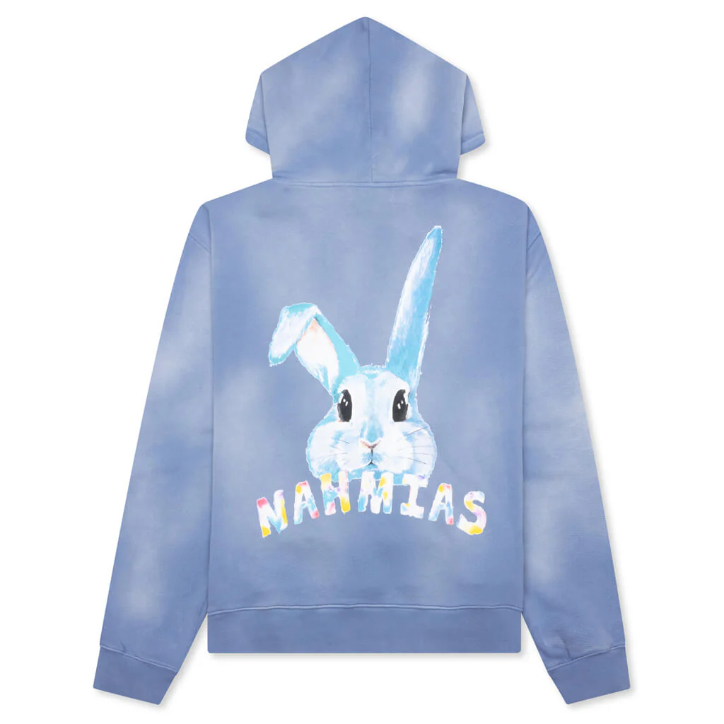 Bunny Hoodie - Dusty Blue Sun Fade - Image 2
