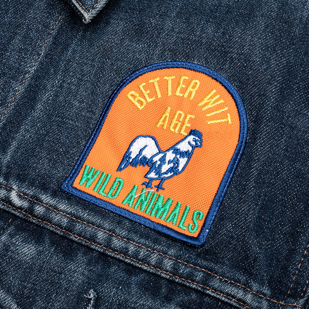 Portrait Denim Jacket - Multi - Image 5
