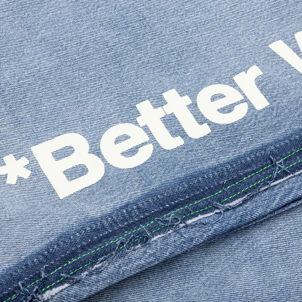 Baggy Jawn Denim Pants - Indigo - Image 4