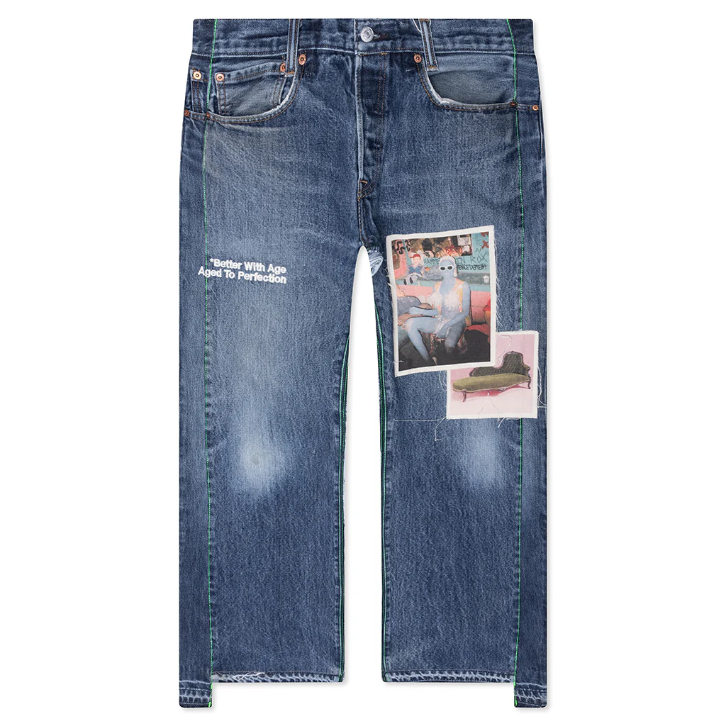 Baggy Jawn Denim Pants - Indigo