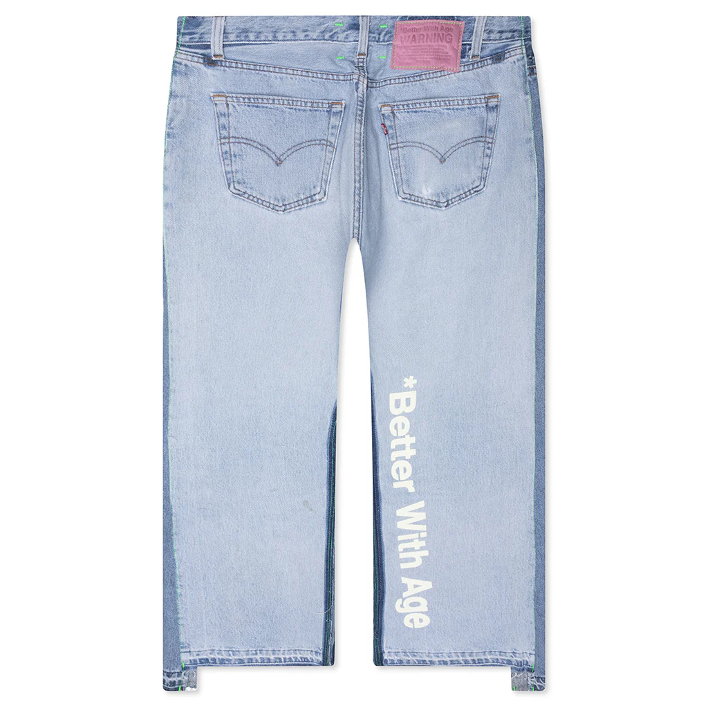 Baggy Jawn Denim Pants - Indigo - Image 2