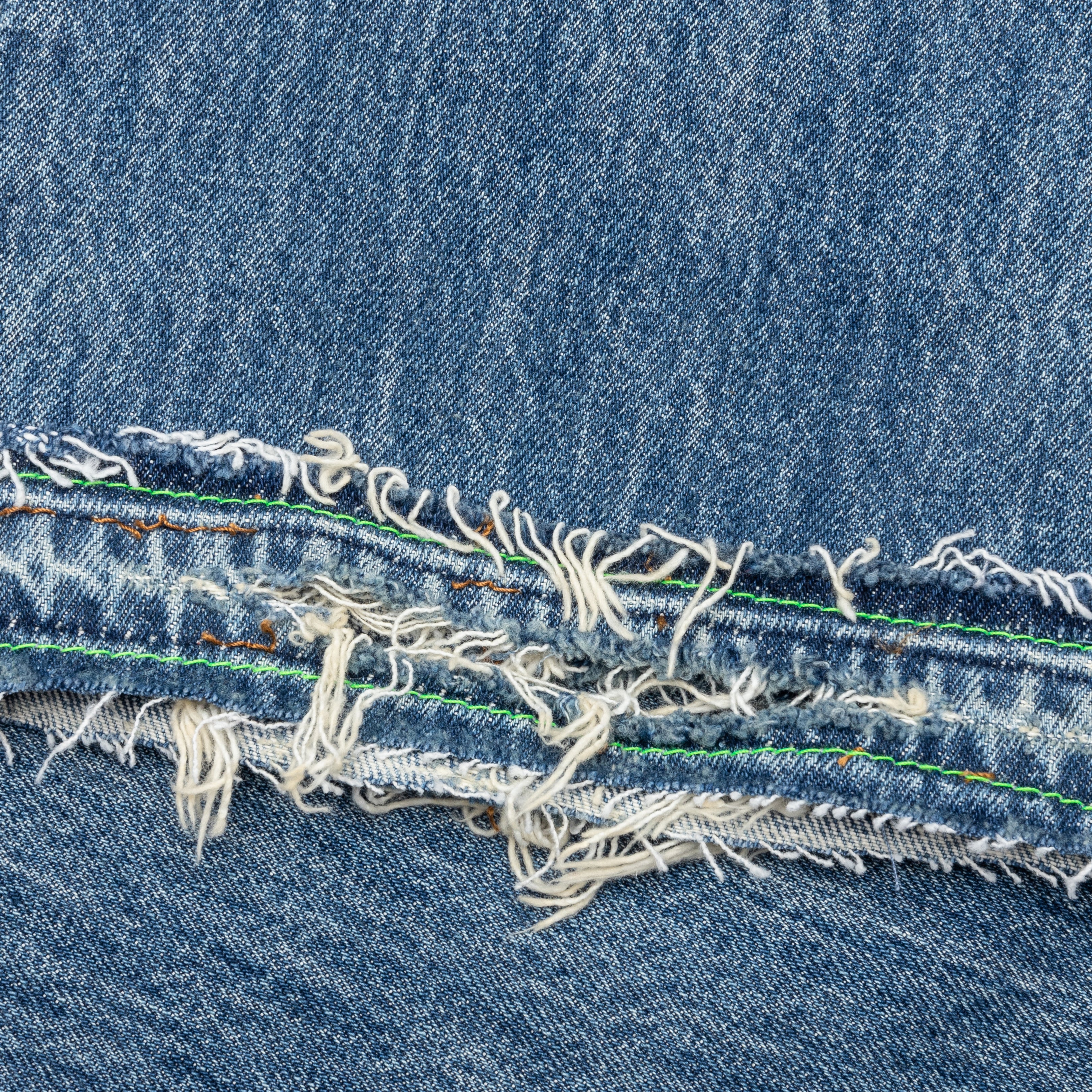 Denim Repair Pants - Indigo - Image 5