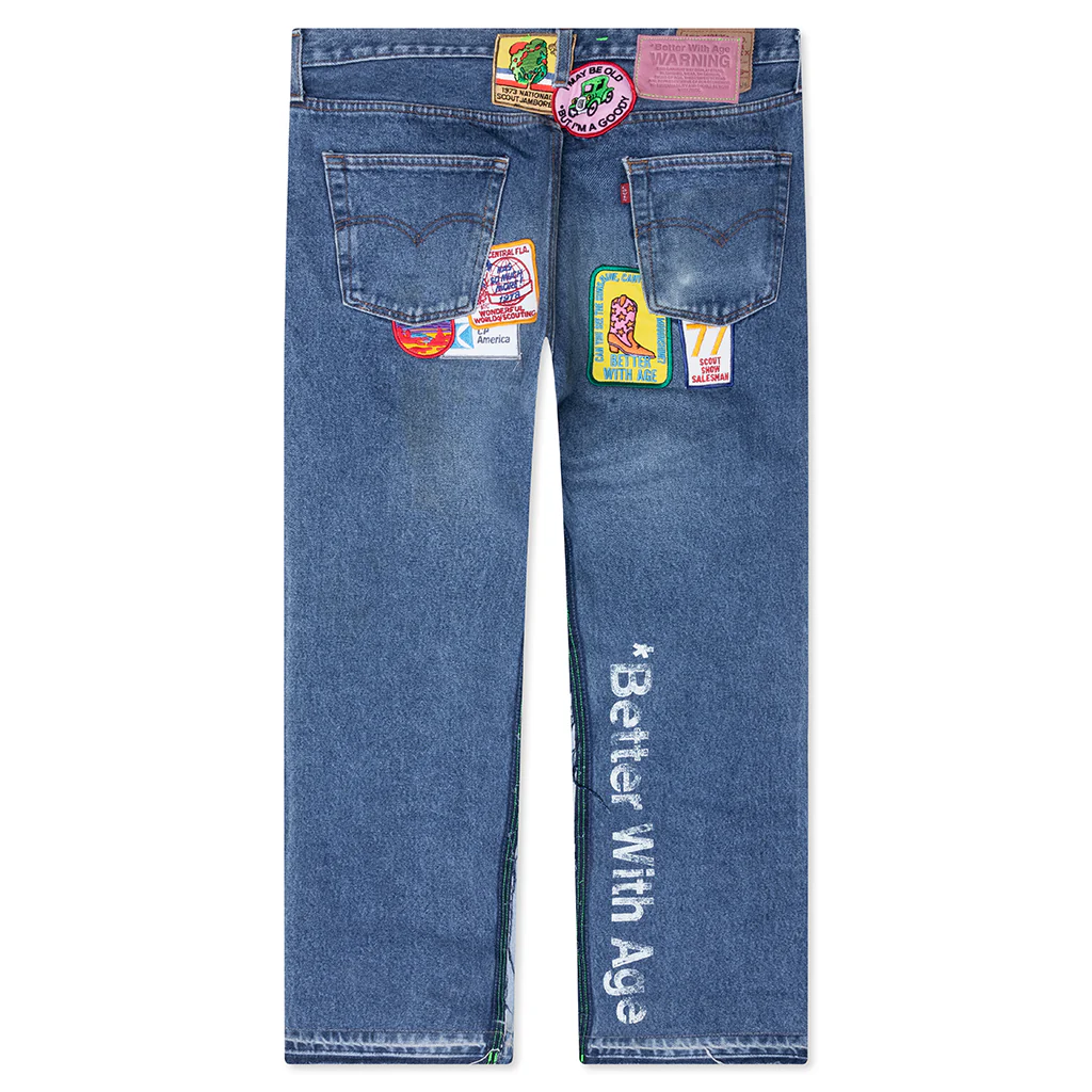 Gentlemen's Denim Pants - Indigo - Image 2