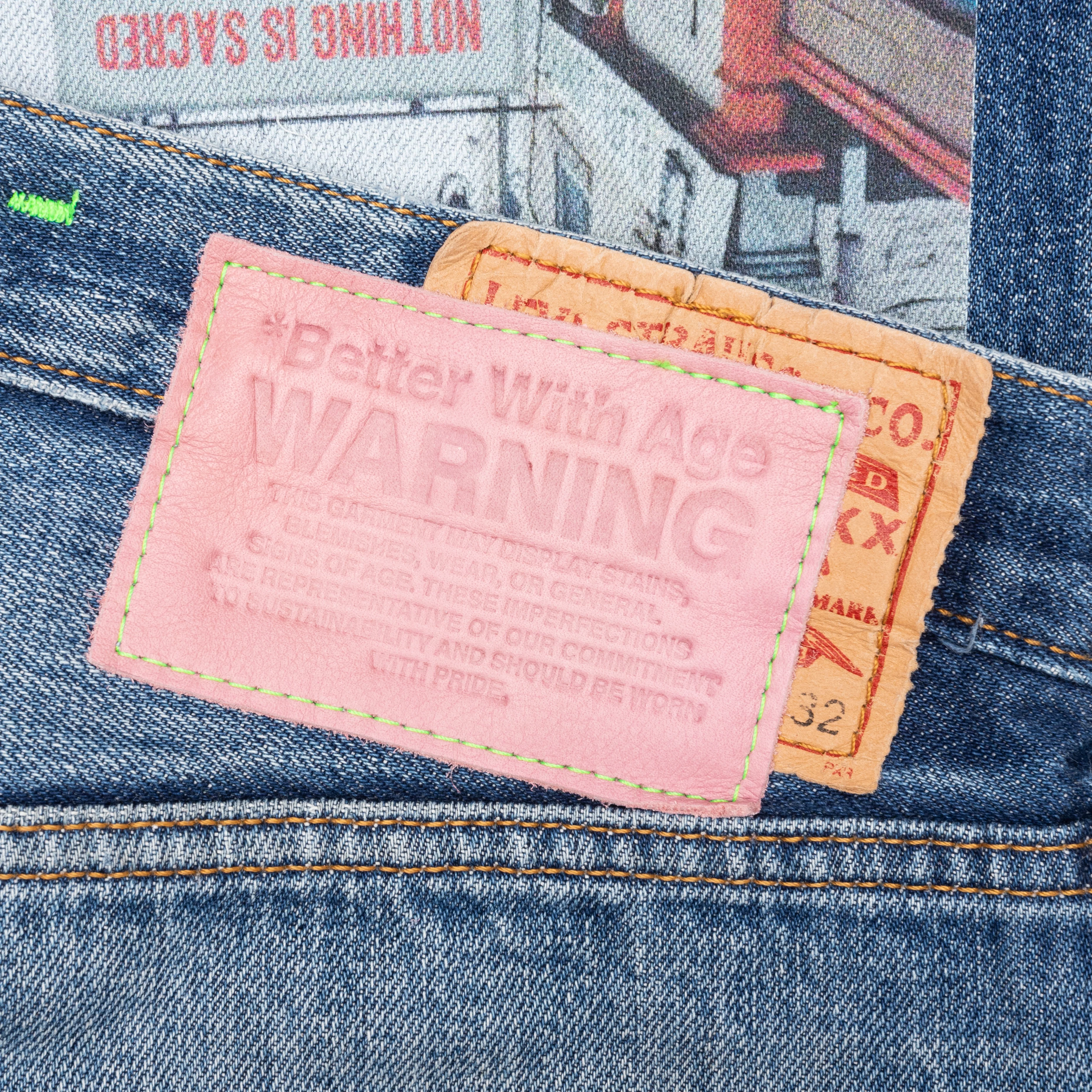 Tabloid Denim Pants - Indigo - Image 6