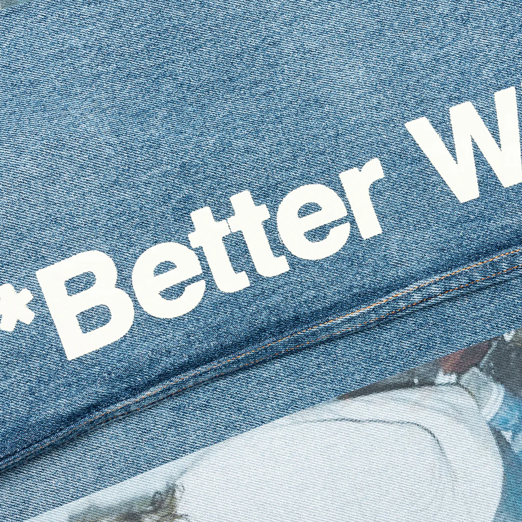 Tabloid Denim Pants - Indigo - Image 3