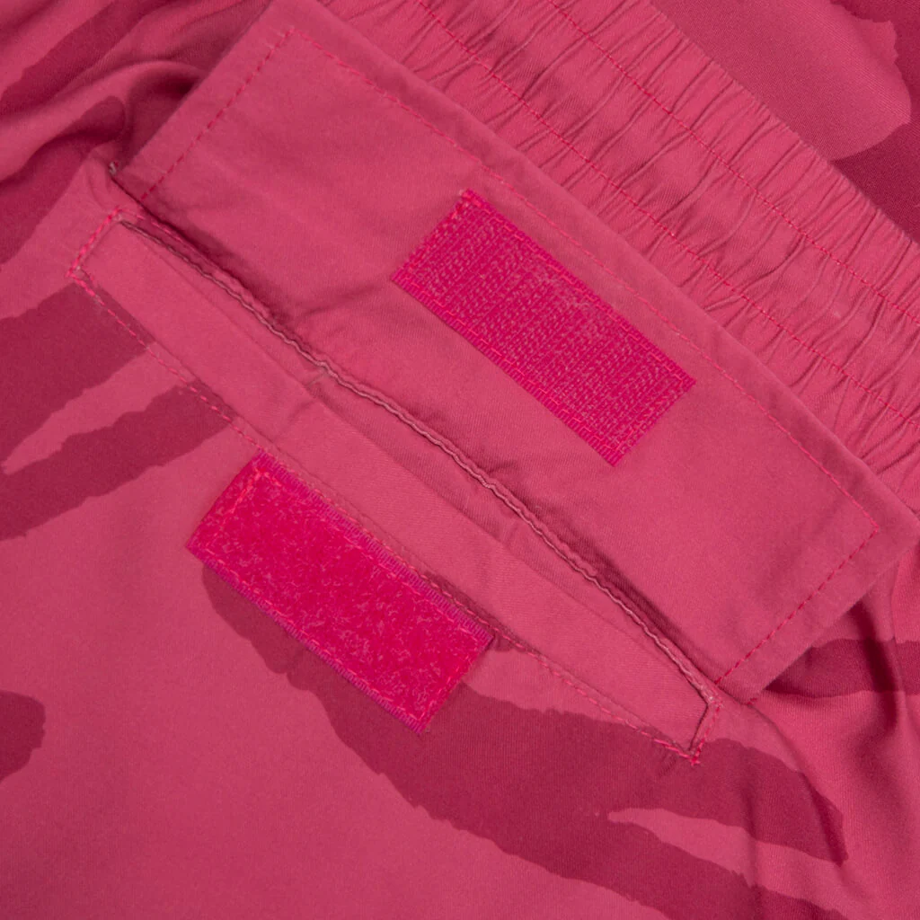 Birds Fly Free Swim Shorts - Purple Pink - Image 4